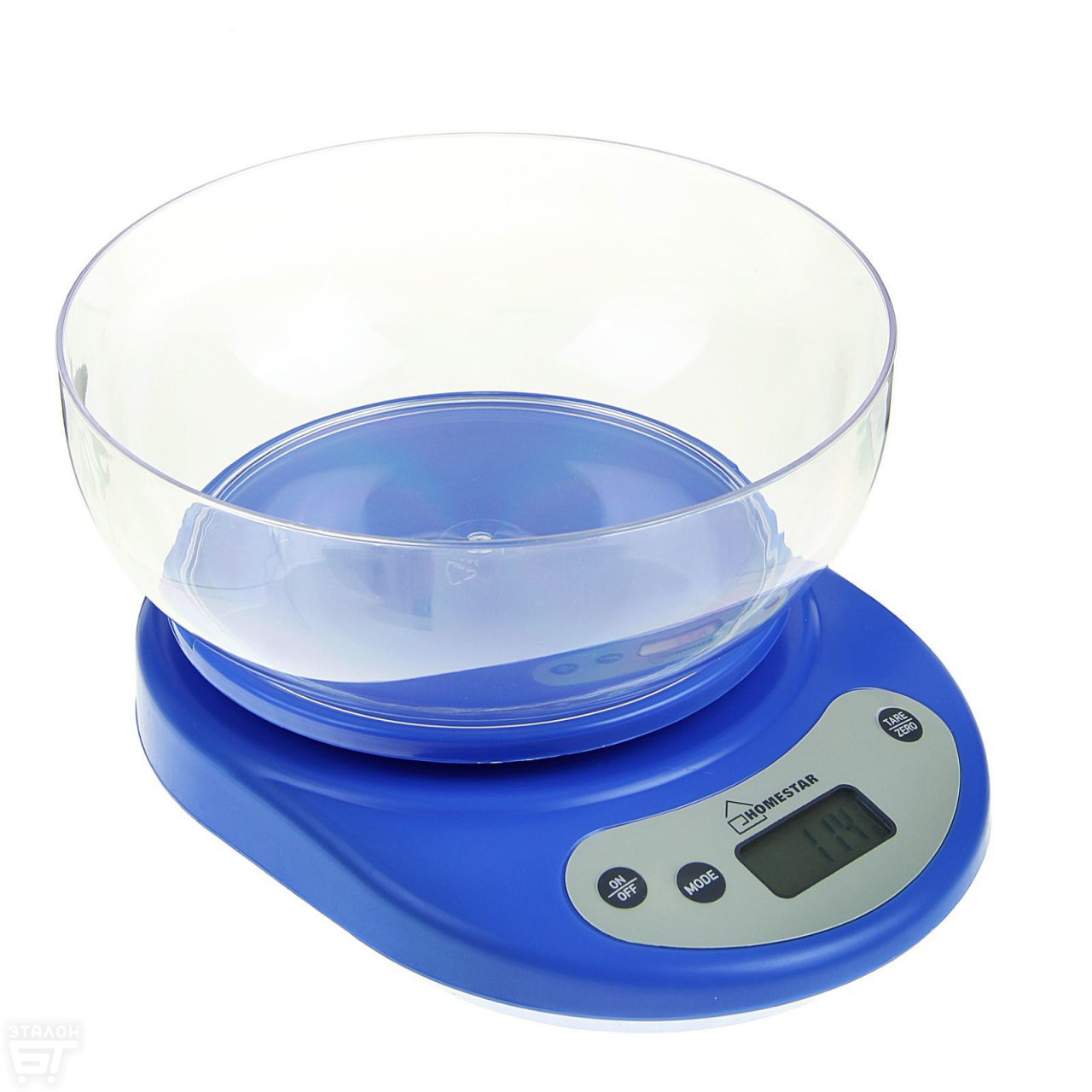 Весы кухонные HOMESTAR HS-3001, электронные, до 5 кг, автоотключение, голубые 1867035