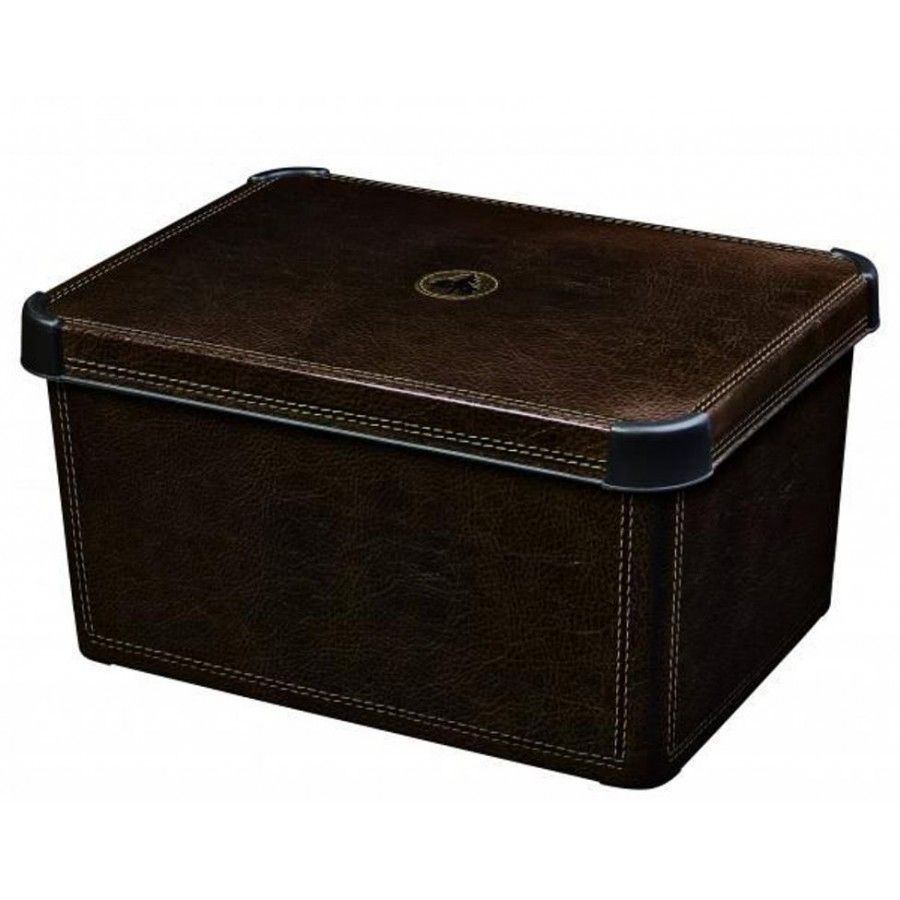 Коробка декоративная малая Stockholm Deco's Stockholm кожа295*195*135