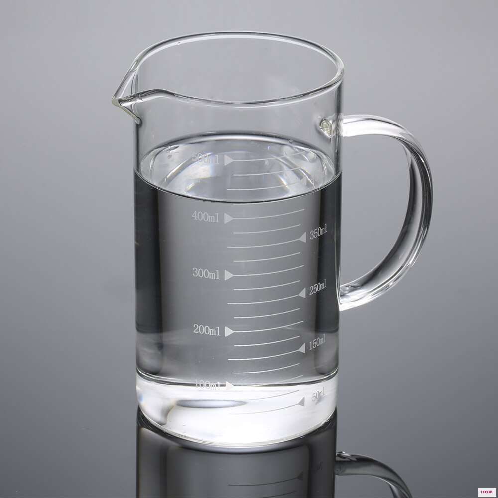 Стеклянный мерный стакан 500мл (жаропрочное стекло) ME-500