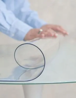 Жидкое стекло глян, толщина 1,5 мм, размер 100 см х 10 м PVC LG-PVC-150-100-10