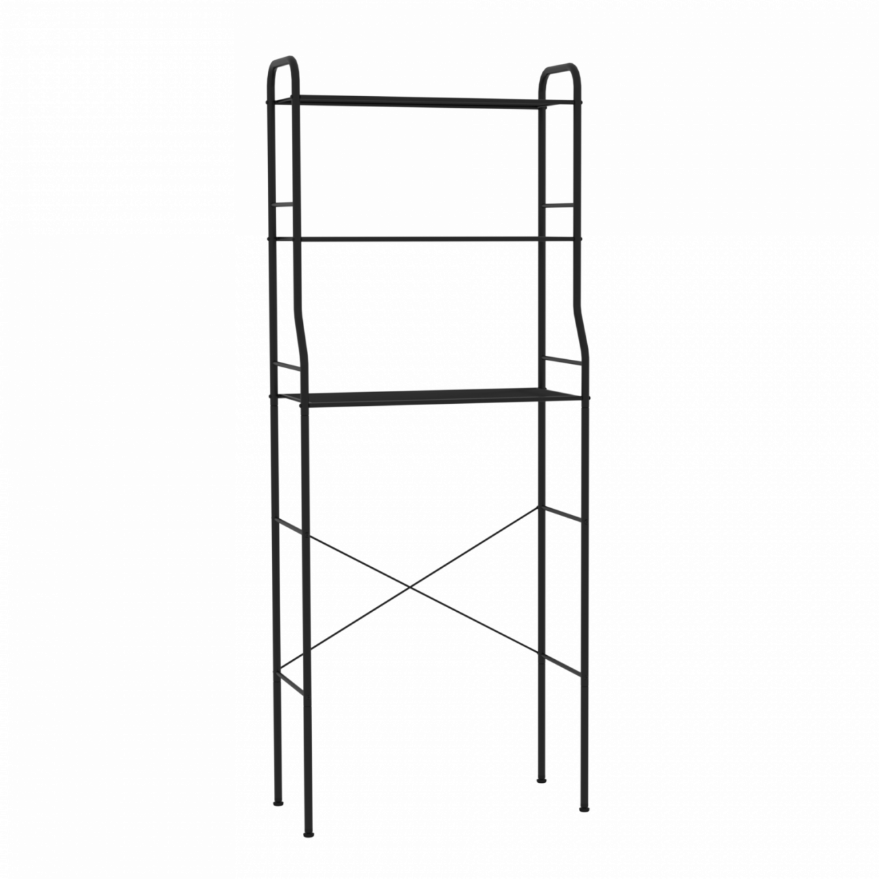 #Стеллаж "Атлантик 23" (ATLANTIC 23 Shelf rack) (Черный)