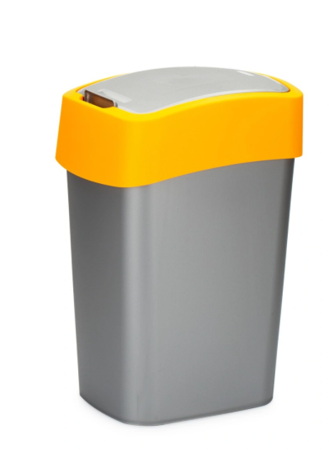 Контейнер для мусора FLIP BIN 10л оранжевый