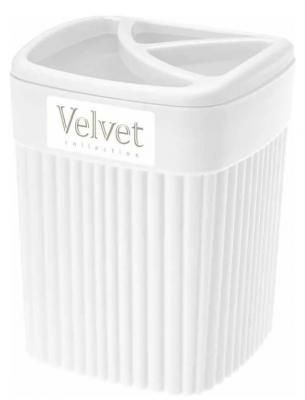 СТАКАН ДЛЯ ЗУБНЫХ ЩЕТОК  VELVET  90х90х119ММ, 0...