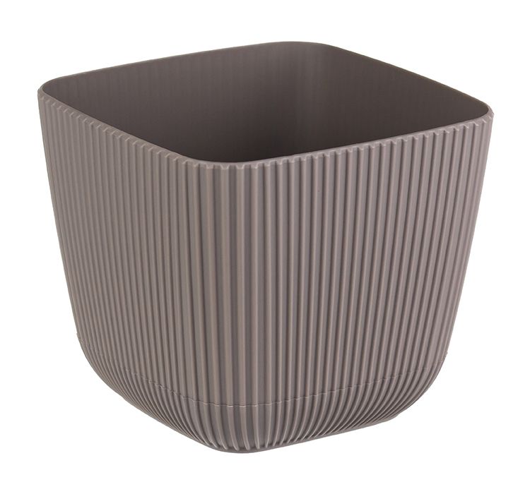 Кашпо ПИКАНТО 150х150мм 1,8л французcкий серый