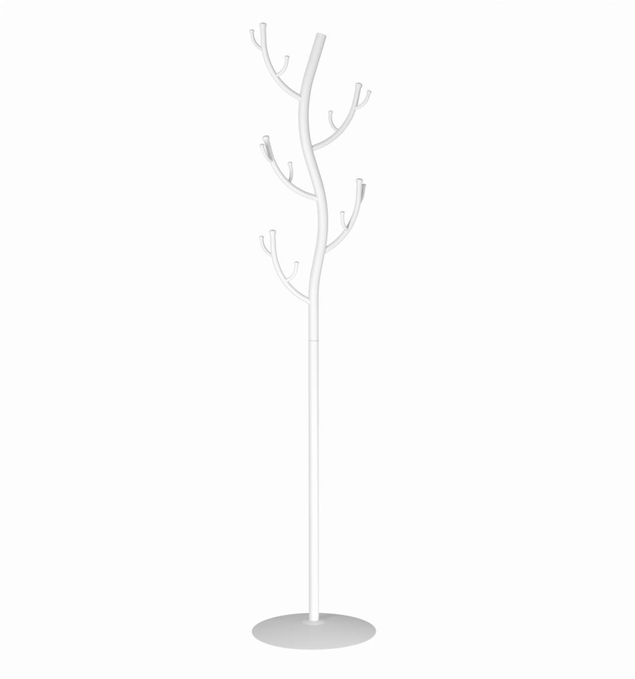 Вешалка напольная "Дерево" (Белый)