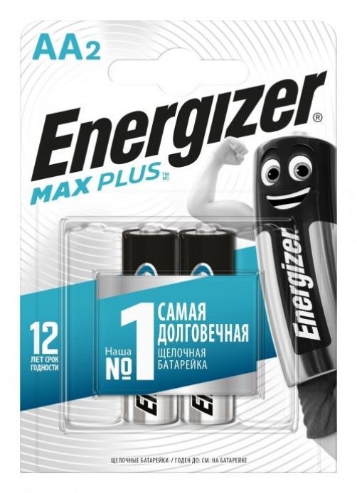 Батарейка Energizer LR06- 2BL MAX PLUS (24/1440) AA (штрих 7638900423198 )цена за шт