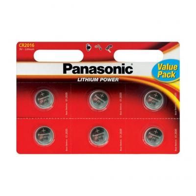Panasonic Power Cells CR2016  B6 батарейка (6х2...