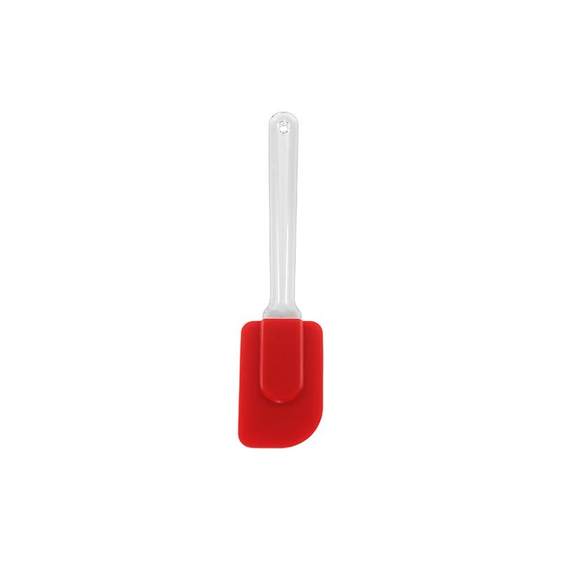Лопатка силиконовая кулинарная "Красная" 25*6*1 см, упаковка - картонный хедер