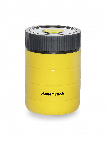 Термос для еды вакуумный, бытовой, тм «Арктика», 0.48 л, арт. 307-480 (жёлтый)