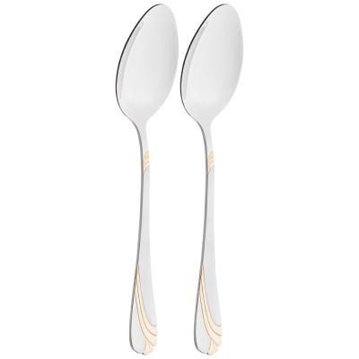 НАБОР ЛОЖЕК СТОЛОВЫХ AGNESS, 2 ШТ ДЛИНА 20 СМ 9...