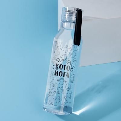 Бутылка для воды "Кото йога", 700 мл ...