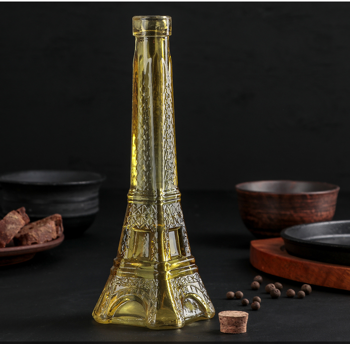 Бутылка для масла "Париж" 350 мл, 26 см цвета МИКС 959630