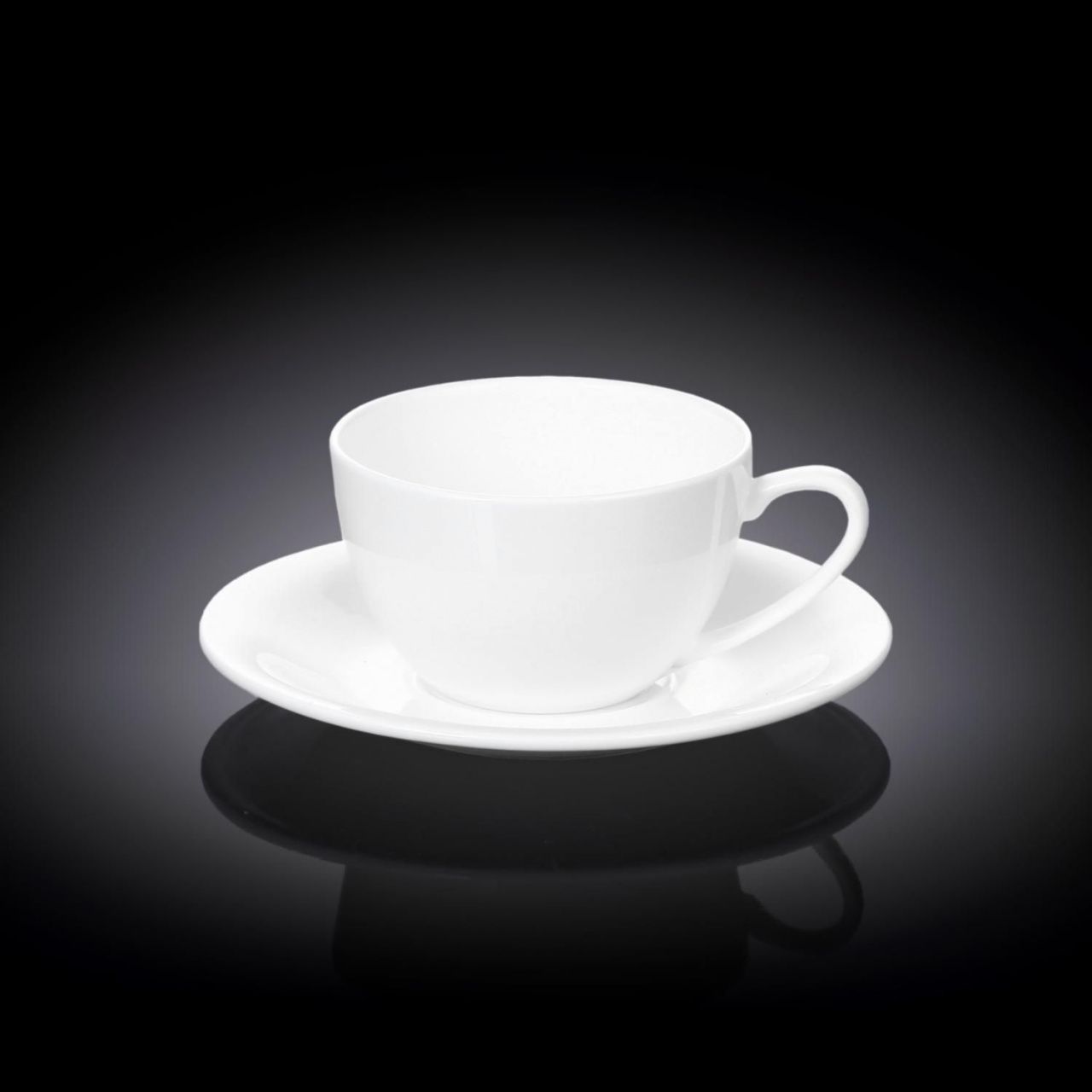 Чашка для капучино + блюдце WL-993001/1С (180мл) цветн.уп.
