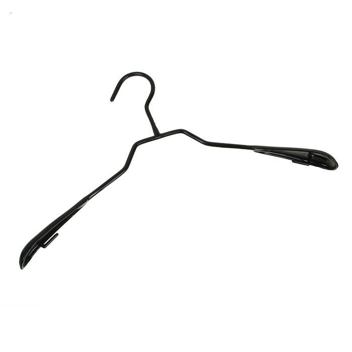 Вешалка-плечики антискользящая, размер 40-42, цвет черный