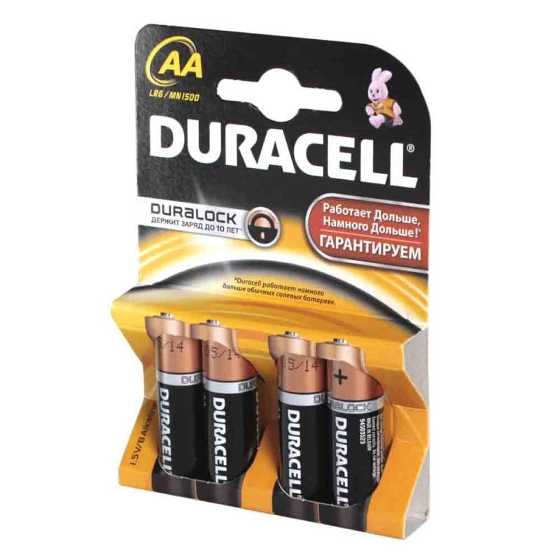 04 Duracell   LR06-4BL  BASIC батарейка 5000394115996