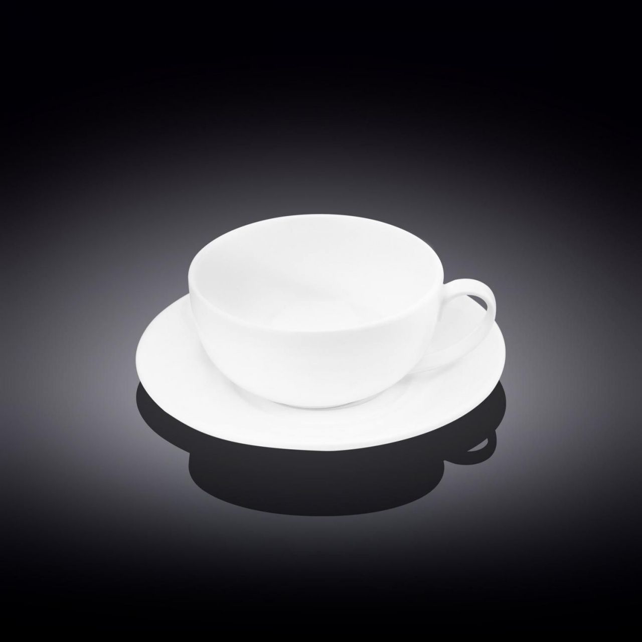 Чашка чайная + блюдце WL-993232/AB (180мл) 