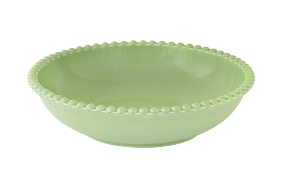 Тарелка суповая 20см (зелёный) "Tiffany" без инд.упаковки.
