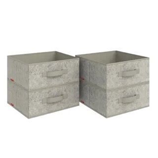 VAL MM-BOX-4F Короба стеллажные, без крышки, 31*31*15 см, набор 4 шт., MONET MORNING