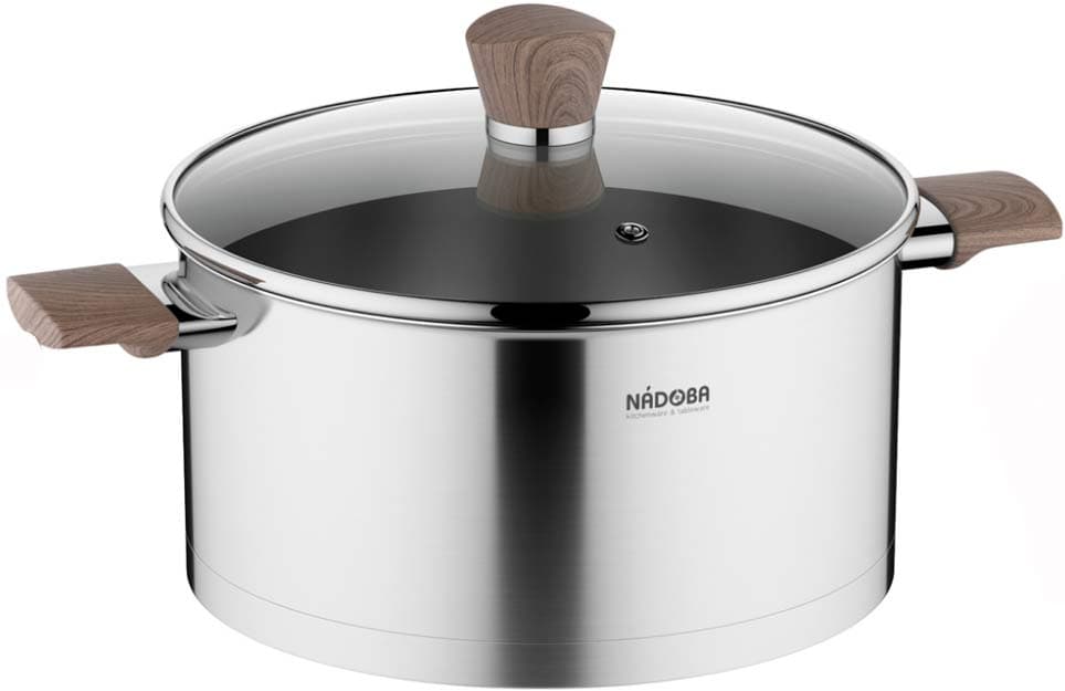 Кастрюля со стеклянной крышкой, 20 см/3.2 л, NADOBA, серия LUDVA