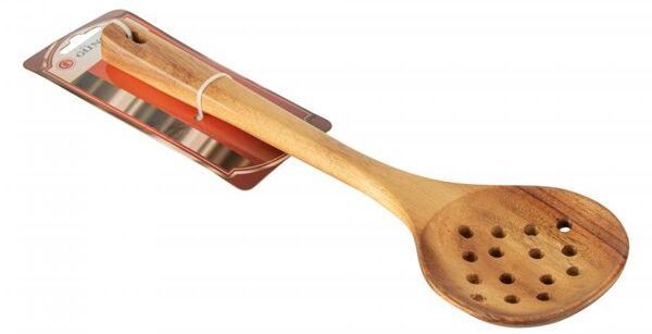 Лопатка кулинарная акация 34см №5 [ЛОЖКА ШУМОВКА]