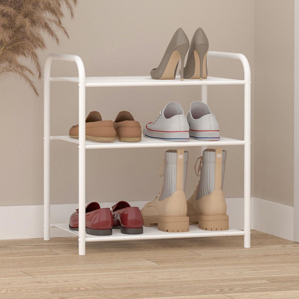 #Подставка для обуви "Верона 13" (VERONA 13 shoe rack) (Белый)