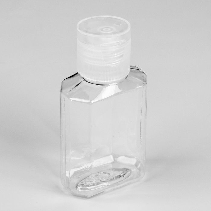 Бутылочка для хранения, крышка флип-топ, 30мл, цвет прозрачный 3036119