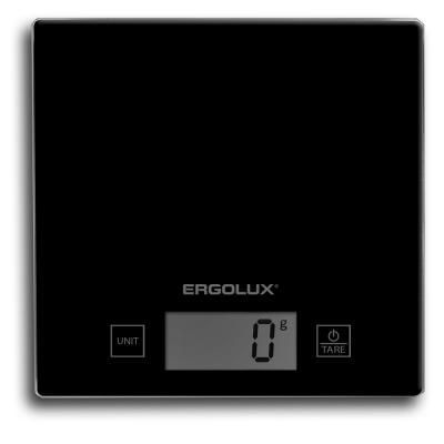 Весы кухон. эл. ERGOLUX ELX-SK01-С02 черные, до...