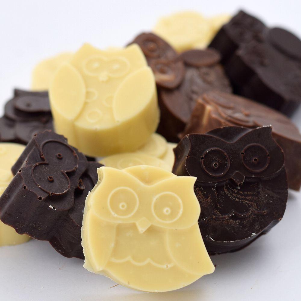 Форма для шоколадных конфет силиконовая "Совы". VL80-330