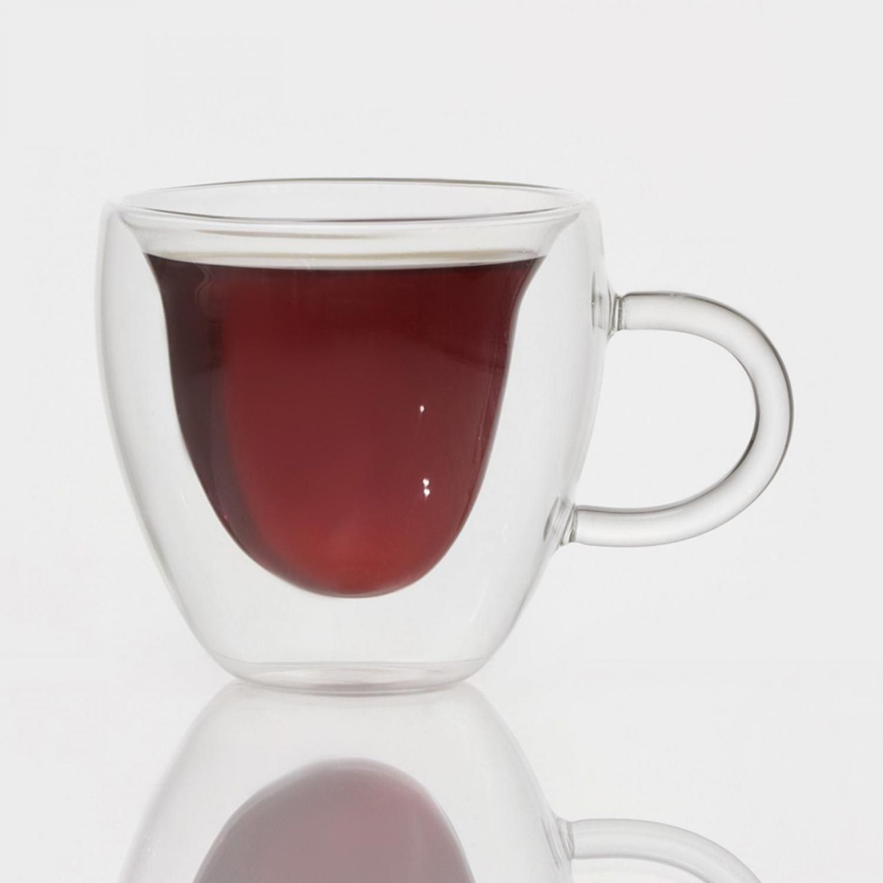 #Кружка с двойными стенками "Сердце" 250 мл, 13,5х9х9 см 1849161