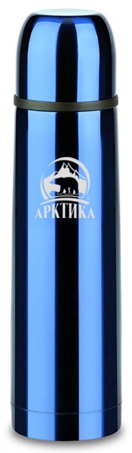 Термос бытовой вакуумный (для напитков), тм "Арктика" 500 мл,  арт. 102-500 (синий)
