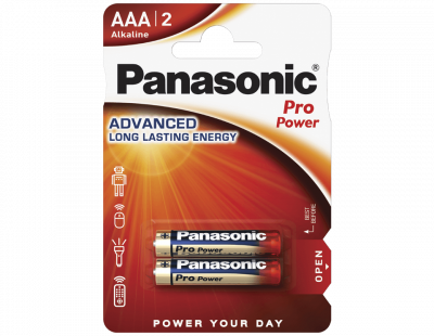 Panasonic LR03 PRO POWER  BL*2 батарейка (2х12=...