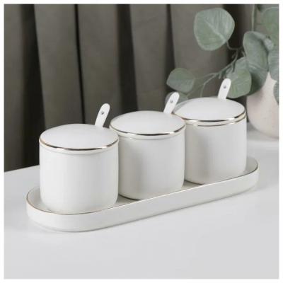 #Набор банок на керам подставке 3 шт "Паст...