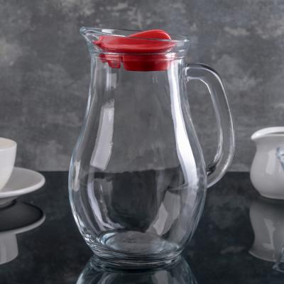 Кувшин БИСТРО 1000 мл (красная крышка)...