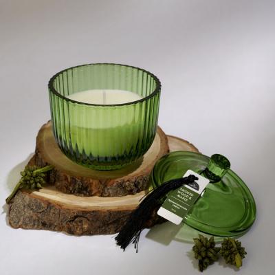 Ароматическая свеча SMOKED WOOD & MAPLE в стекл...