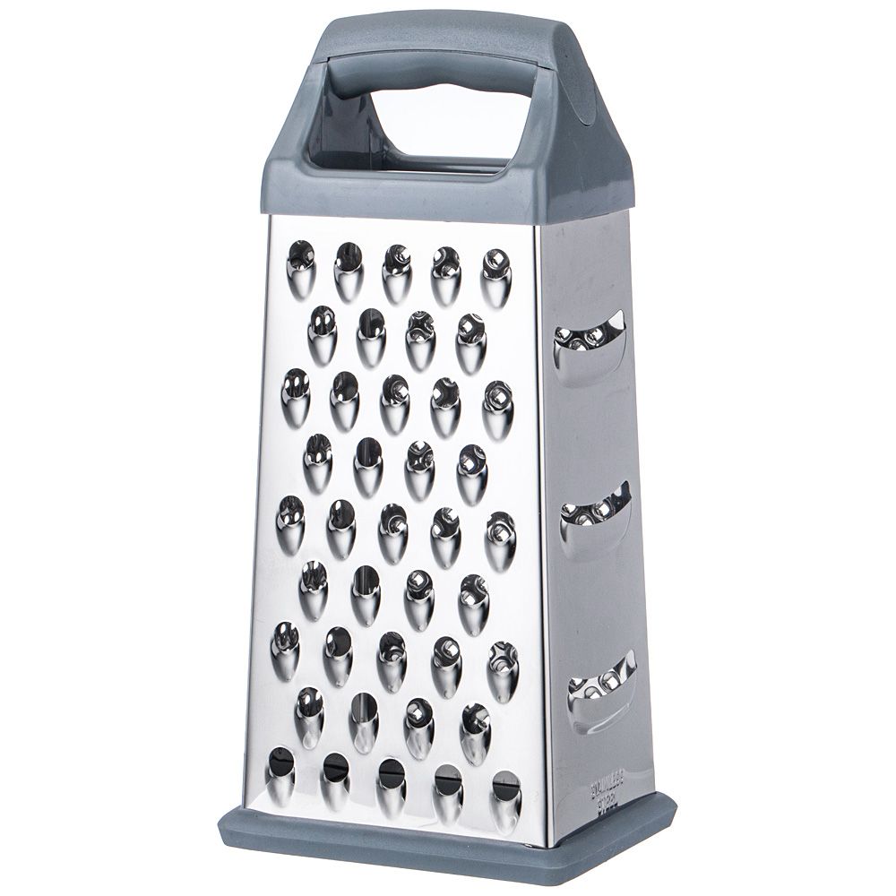 ТЕРКА 4-Х ГРАННАЯ 11*8,5 СМ.ВЫСОТА=23,8 СМ. НЖС+ПЛАСТИК  712-0012