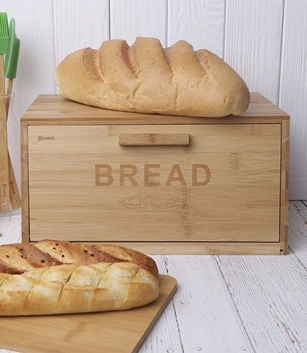 366 Хлебница Bread 35*23*18см, бамбук BRAVO