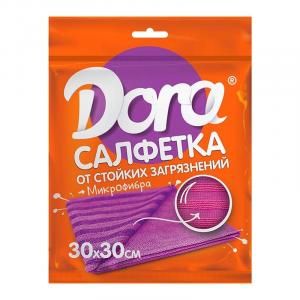 Салфетка из микрофибры Dora "От стойких загрязнений", 30х30см (55)