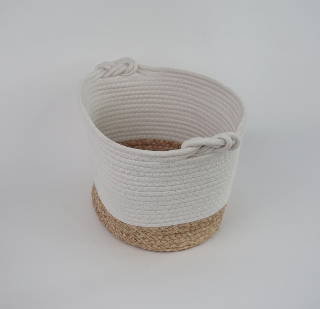 Плетеная корзина для хранения, молочн и кор, можно исп как кашпо, 22*19*14 см 1424-3S