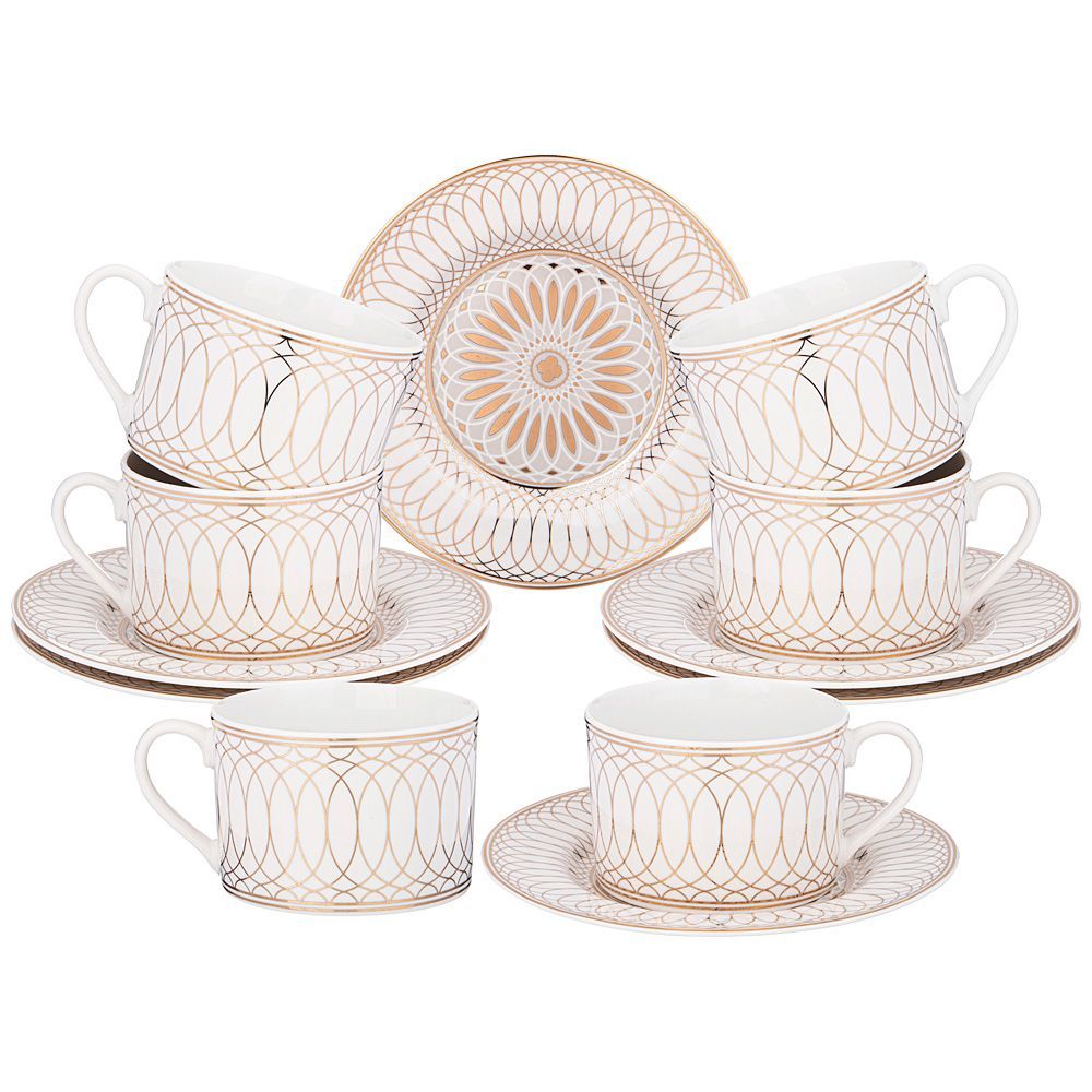 #ЧАЙНЫЙ НАБОР LEFARD "TRIUMPH" НА 6 ПЕР. 12 ПР. 220 МЛ 435-029