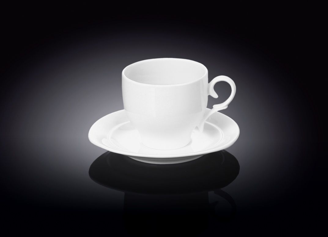 Чашка чайная + блюдце WL-993009/AB (220мл) 