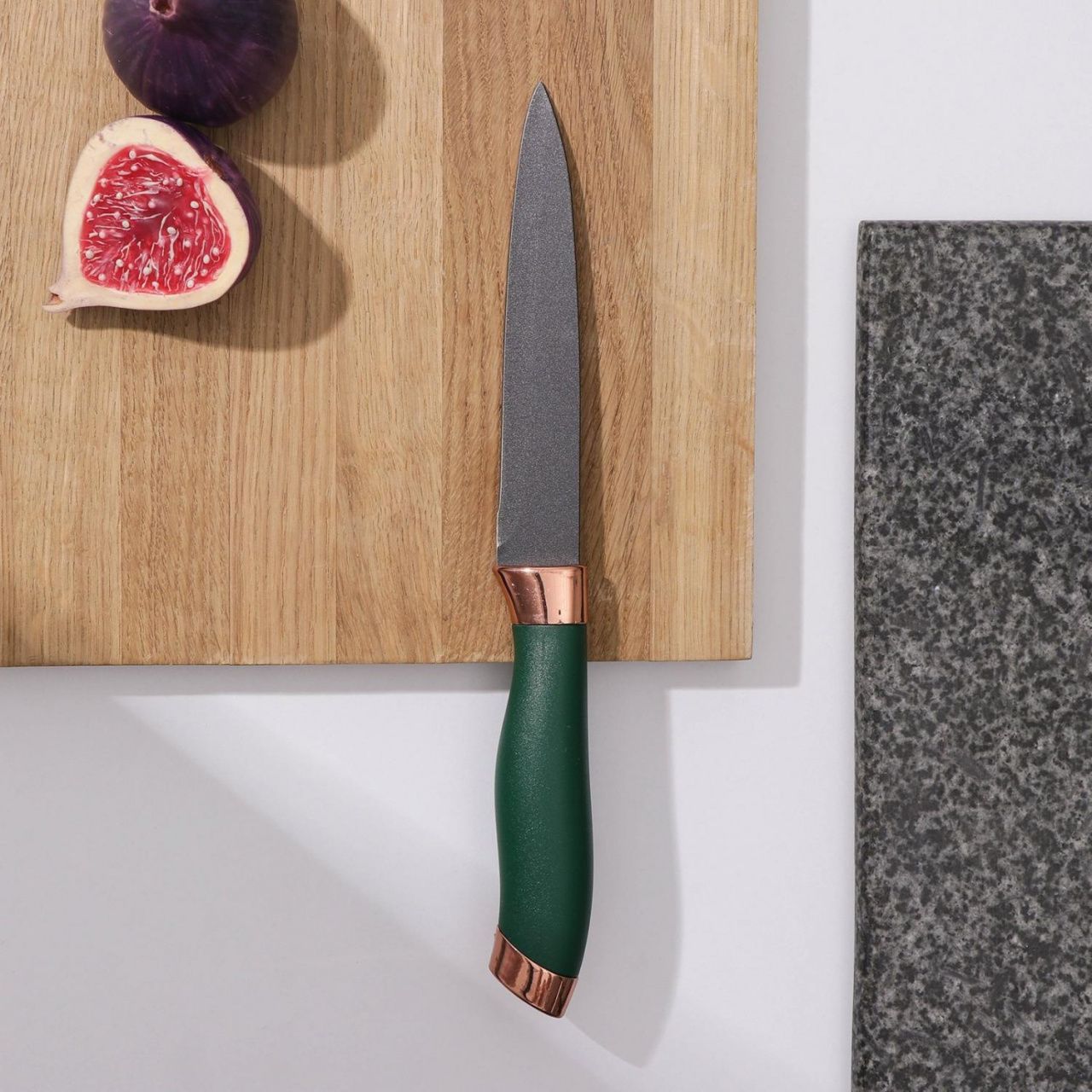 Нож "Эсмиральда" универсальный, лезвие: 12,5 см, цвет зеленый   7293831