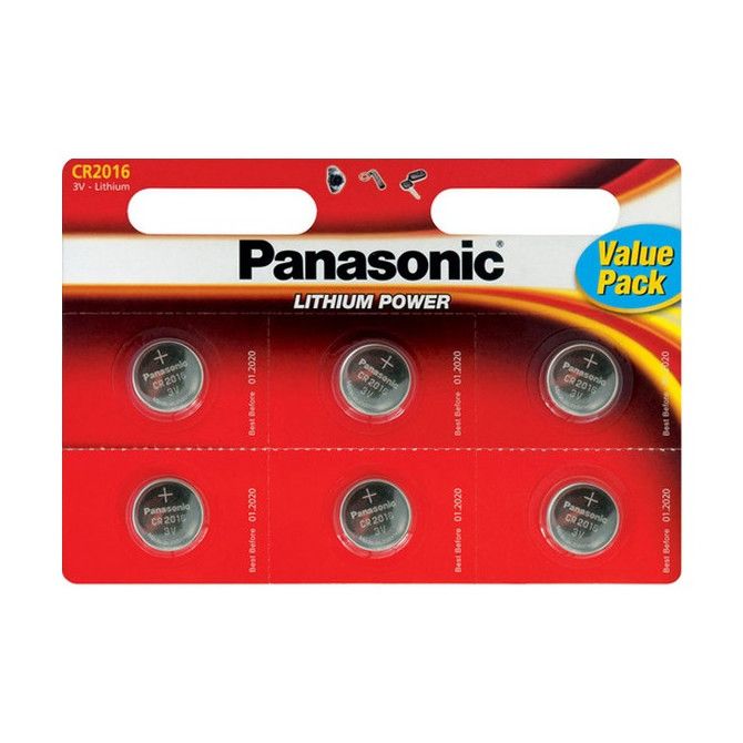 Panasonic Power Cells CR2016  B6 батарейка (6х20=120)/ цена за шт
