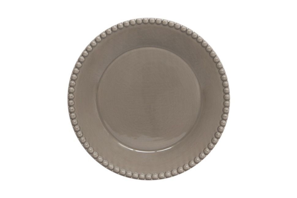 Тарелка закусочная 19см (т.серый) "Tiffany" без инд.упаковки.