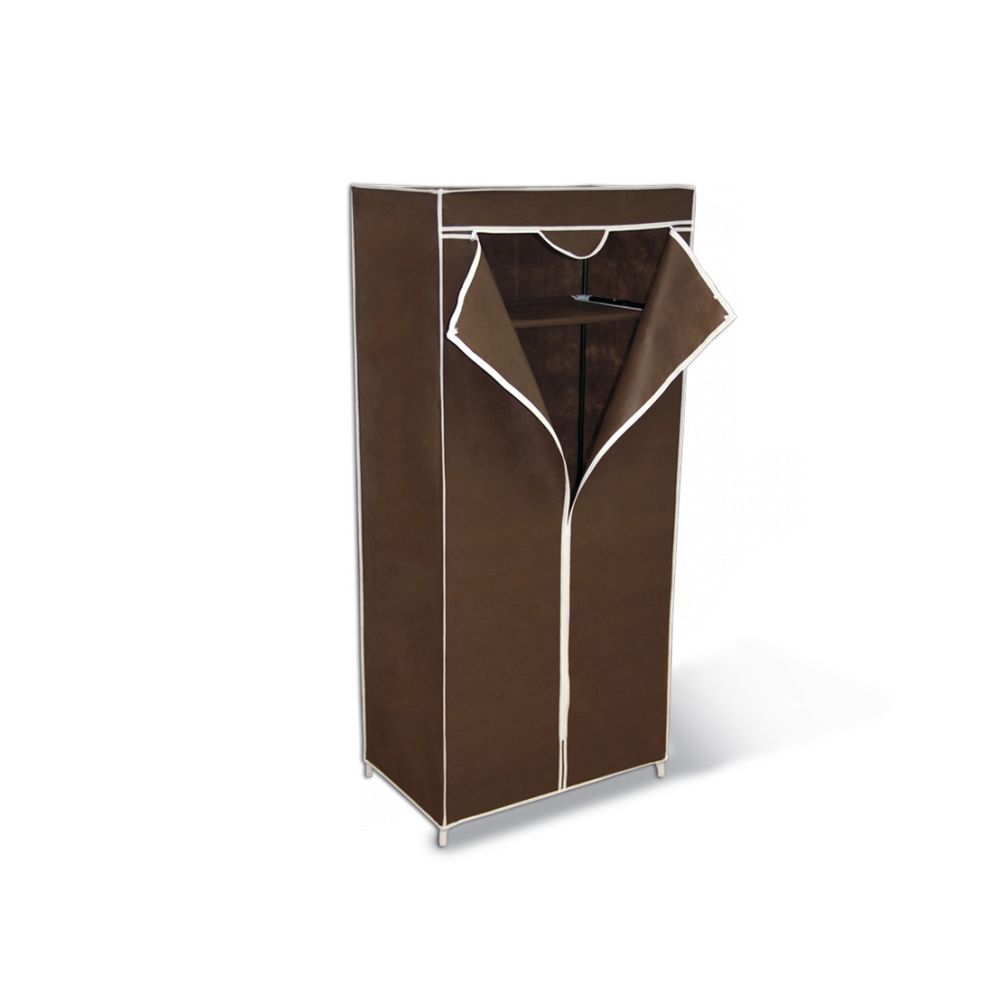 Вешалка-гардероб с чехлом Sheffilton 2012 металл/пластик/плотная ткань темно-коричневый