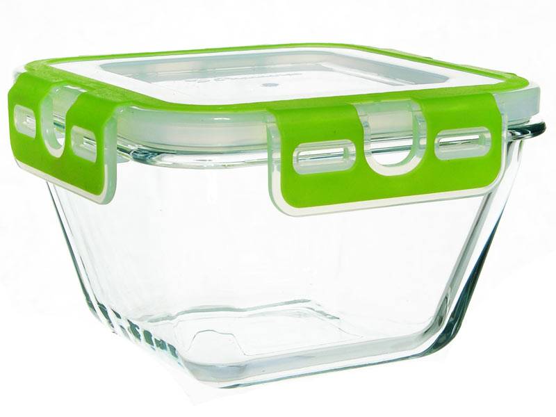 Контейнер Storemax с зеленой крышкой из жаропрочного стекла  (0,86 лит.)  59604/1094315