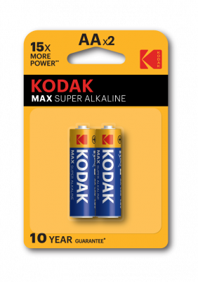 16 Kodak   MAX SUPER ALKALINE LR6-10BL батарейк...