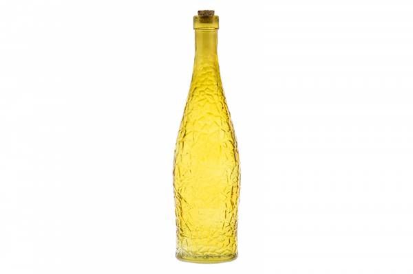 Бутылка для масла/уксуса "Янтарная" 8*8*30 см. 700 мл., с пробкой, стекло