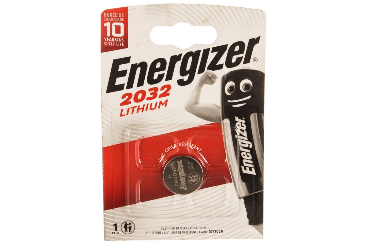 Батарейка Energizer CR-2032-1BL  637181 цена за 1шт