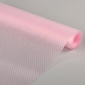 Коврик противоскользящий 30х150 см "Круги" цвет прозрачный розовый 1153959