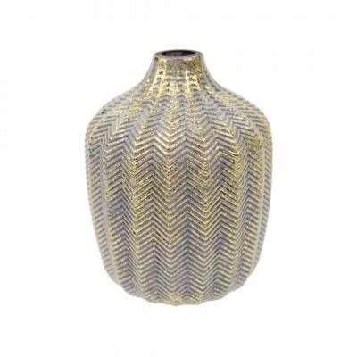 Декоративная стеклянная ваза, Д140 Ш140 В190, с...